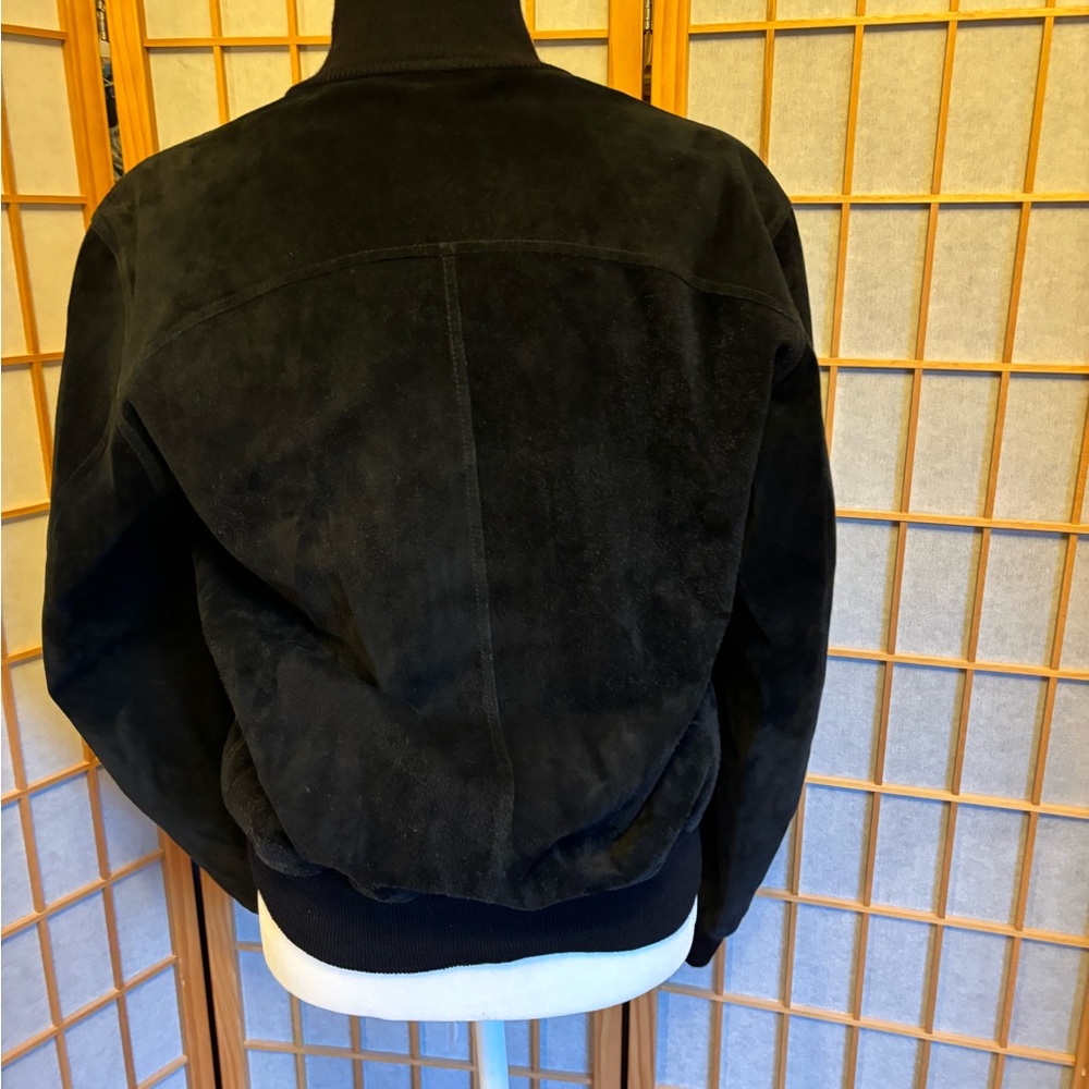 Bally Of Switzerland Nappa Leather/ Suede Reversible Unisex Style Bomber Medium